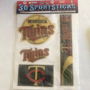 Minnesota Twins 3D Sports Stickers